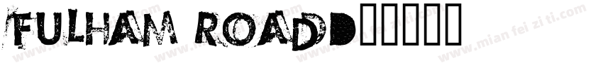 fulham road字体转换